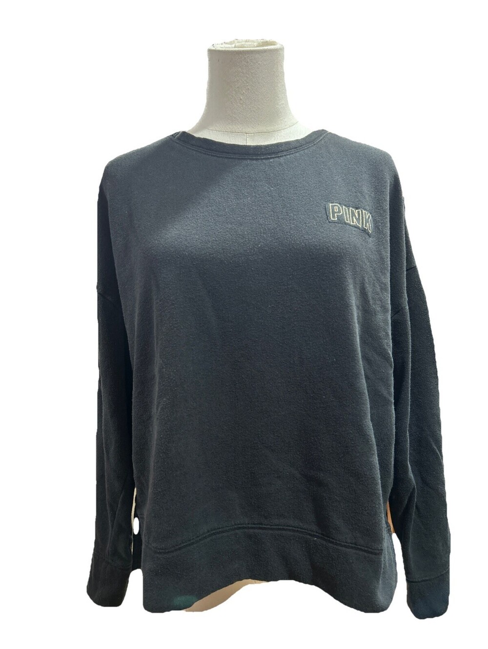 PINK Victoria Secret Women’s Long Sleeves Sweatshirt M Black
